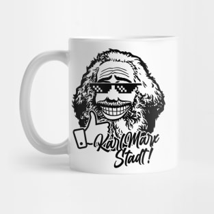 Karl Marx City (monochrome) Mug